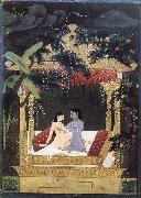 unknow artist Tingzhong of Krishna and Lade Ha oil painting on canvas